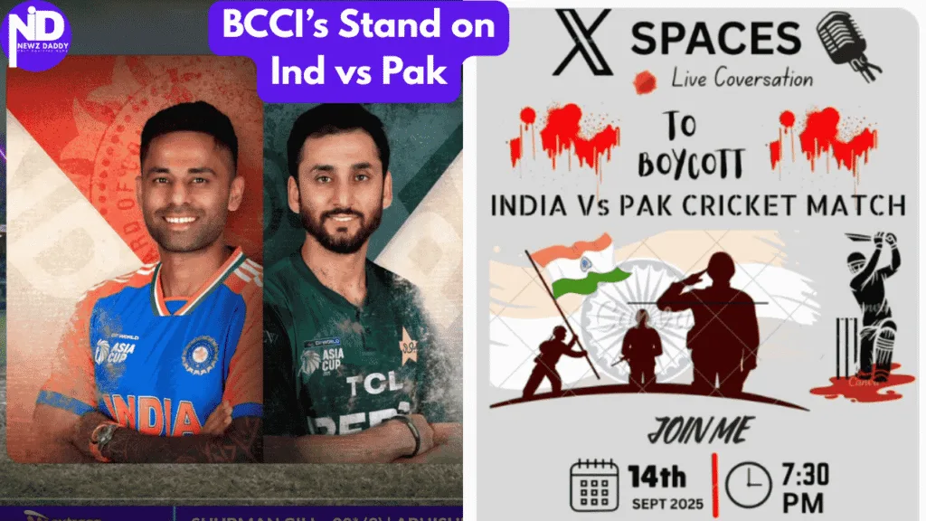 “BCCI’s Stand On India vs Pakistan Asia Cup