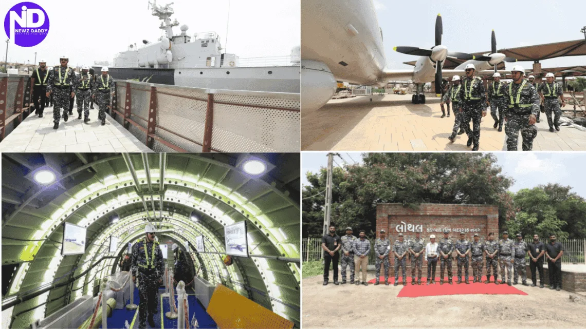 Chief Of Navy Visits National Maritime Heritage Complex In Lothal