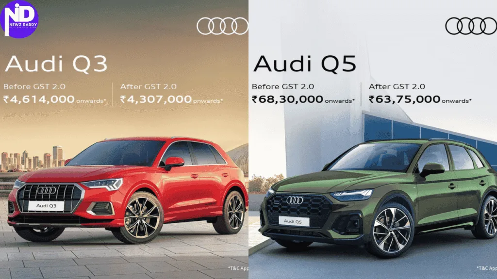 GST 2.0 Cuts Audi Prices Big Just In Time For Festive Deals.