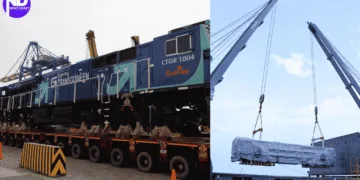 Mundra Ships Made In India Locomotives To West Africa