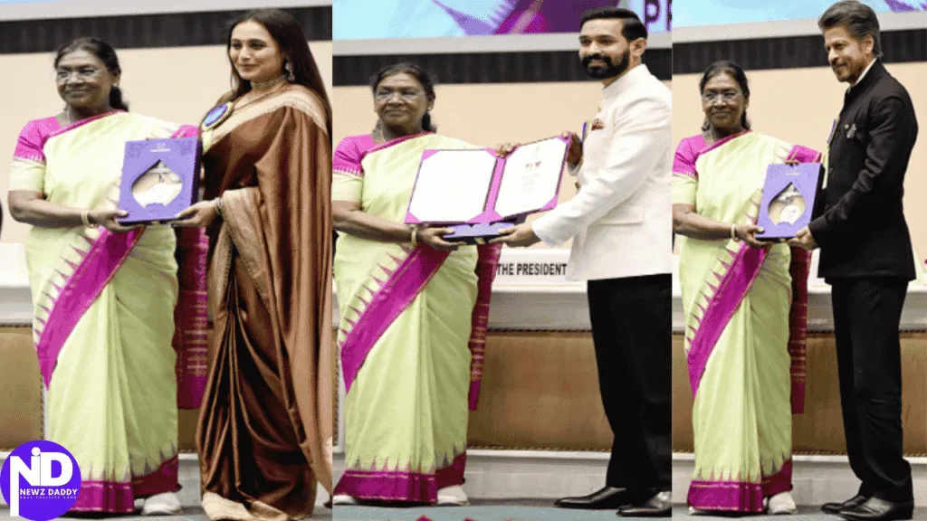 President Murmu Gives Dadasaheb Phalke Award To Mohanlal