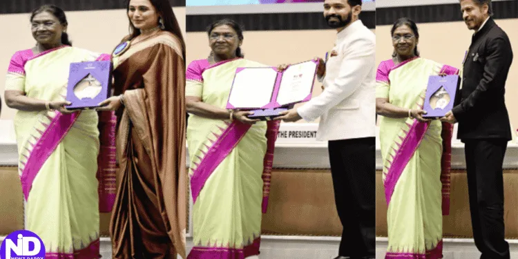 President Murmu Gives Dadasaheb Phalke Award To Mohanlal