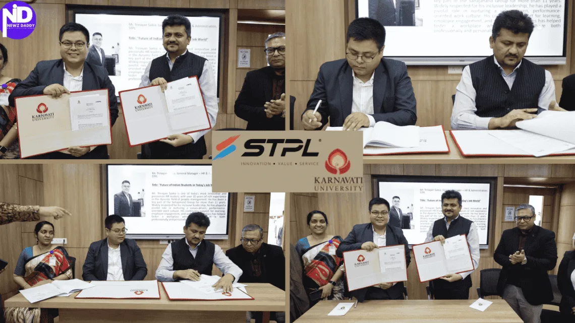 STPL And Karnavati University Sign MOU