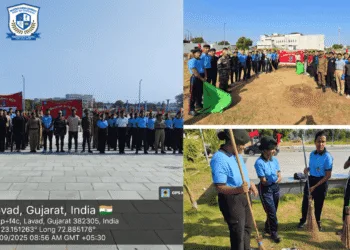 Swachhta Abhiyan Leads Cadets To Clean RRU Campus