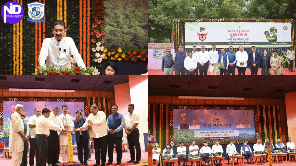 Tree Planting Brings Hope At RRU And Across Gujarat.