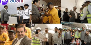 Gautam Adani Inspects Navi Mumbai International Airport
