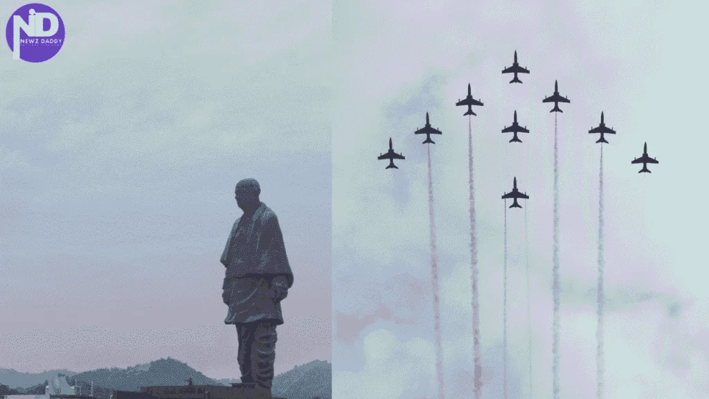 IAF Suryakiran Air Display Honours Sardar Patel’s Legacy