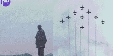 IAF Suryakiran Air Display Honours Sardar Patel’s Legacy