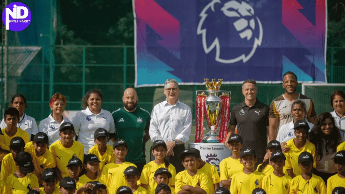 UK PM Hails Premier League Grassroots Football In India