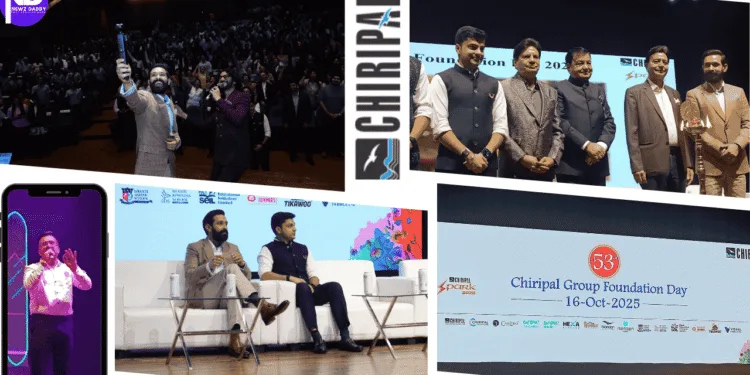 Vikrant Massey Ignites Chiripal Group Foundation Day!