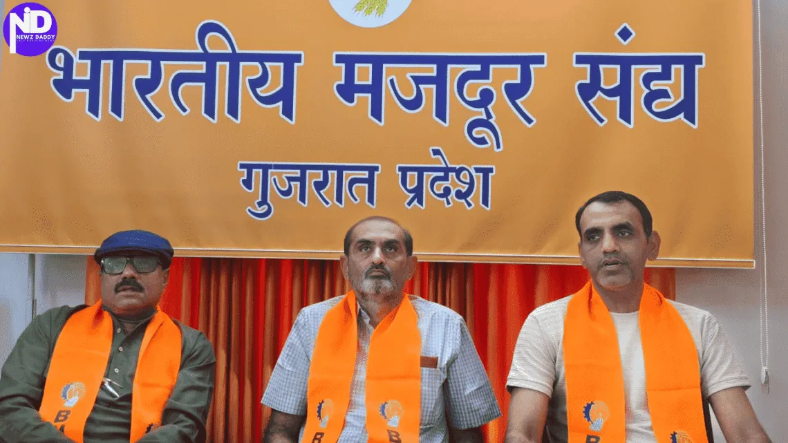 Bhartiya Mazdoor Sangh Rally For Justice