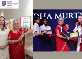 Bookflix 2025 opened at Adani International School in Ahmedabad