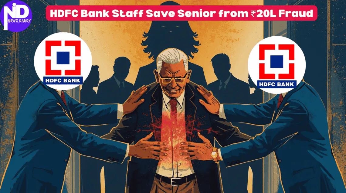 HDFC Bank Staff Save Senior from ₹20L Fraud