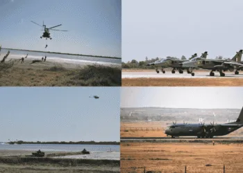 MahaGujRaj-25 Shows How Air, Land & Sea Work Together