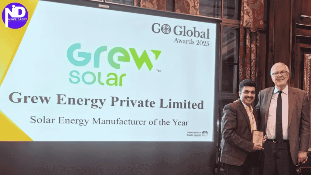 Solar Energy Manufacturer Wins Big with Global Honour