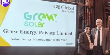 Solar Energy Manufacturer Wins Big with Global Honour