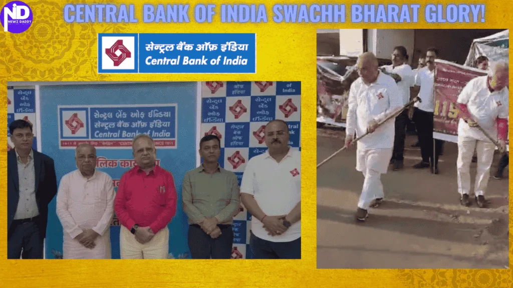 Central Bank of India Swachh Bharat Glory!