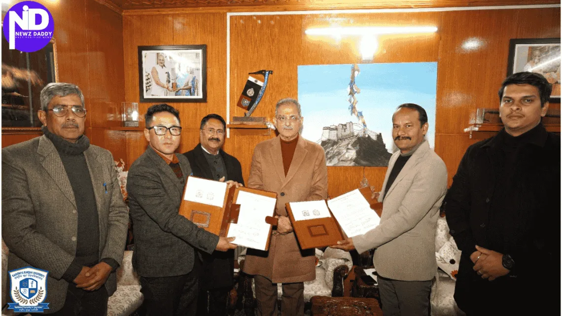 Rashtriya Raksha University University of Ladakh MoU Powers Security Skills