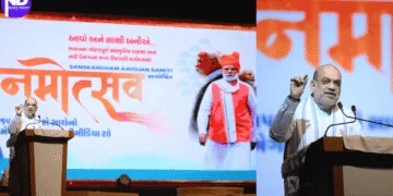 Viksit Bharat 2047 Lights a National Dream at Sanskar Dham