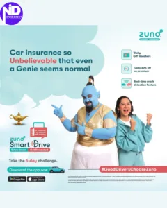 Zuno General Insurance’s SmartDrive Campaign -Genie