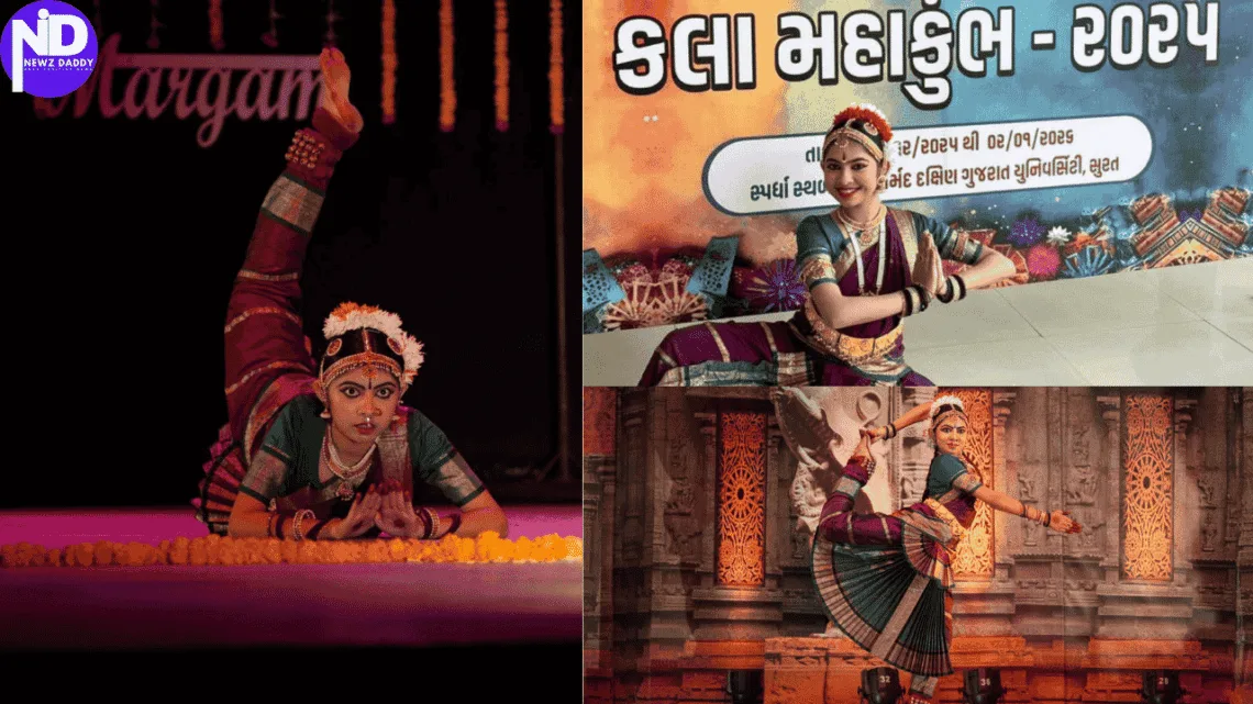 Janki Dave Bharatanatyam Triumph at State Kala Mahakumbh