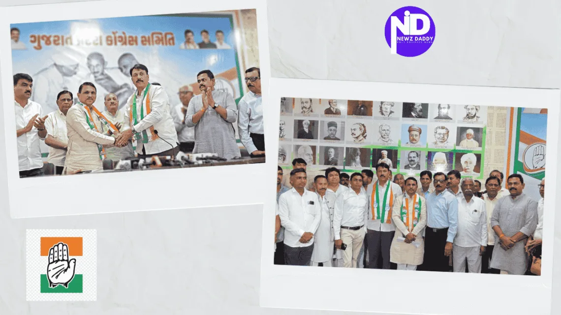 Bharatsinh Parmar joins Congress in shocking power move