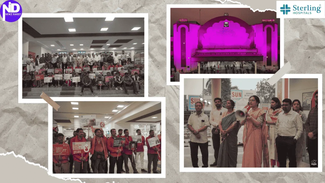 Cancer Prevention Awareness Lights Up Vadodara Railway Station