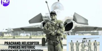Prachand helicopter powers historic President's desert mission