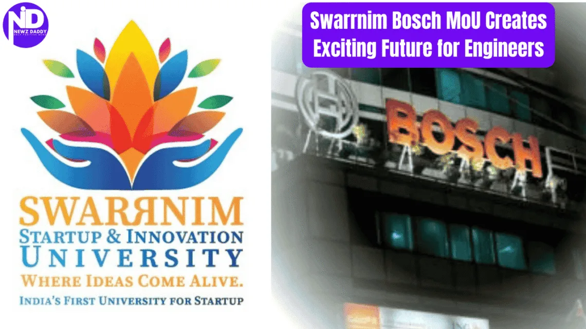 Swarrnim Bosch MoU Creates Exciting Future for Engineers