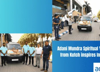 Adani Mundra Spiritual Yatra, Adani Group yatra, Mundra Kutch pilgrimage, Gujarat spiritual journey, Jyotirling yatra India, Char Dham pilgrimage India, Pashupatinath Temple Nepal yatra, Adani Ports Mundra event, plastic free campaign India, save nature India campaign, spiritual tourism India, India Nepal religious yatra, eco friendly pilgrimage India, Shrimad Bhagwat Katha Adani, Kutch news today, Gujarat latest news, Adani social initiative, green awareness campaign India, religious tourism India, no plastic save nature, Mundra port news, Adani Ports news, cultural yatra India, Indian pilgrimage routes, Nepal temple pilgrimage, environmental awareness India, sustainable events India, devotional journey India, spiritual India trending, India green mission news