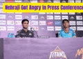Gujarat Titans Head Coach Ashish Nehra and Captain Shubhman Gill