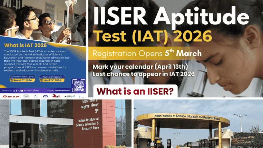 IISER Aptitude Test 2026 Sparks Big Science Dream