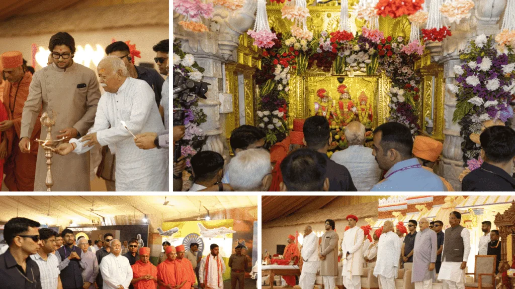 Mohan Bhagwat Attends Jetalpur Temple