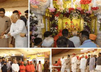 Mohan Bhagwat Attends Jetalpur Temple