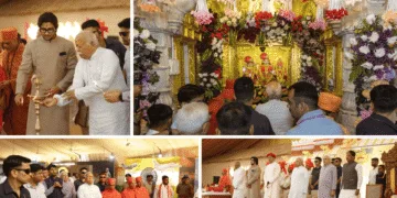 Mohan Bhagwat Attends Jetalpur Temple