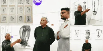 Rajendra Kadia FaceSurface Exhibition Inspires Ahmedabad Art Scene
