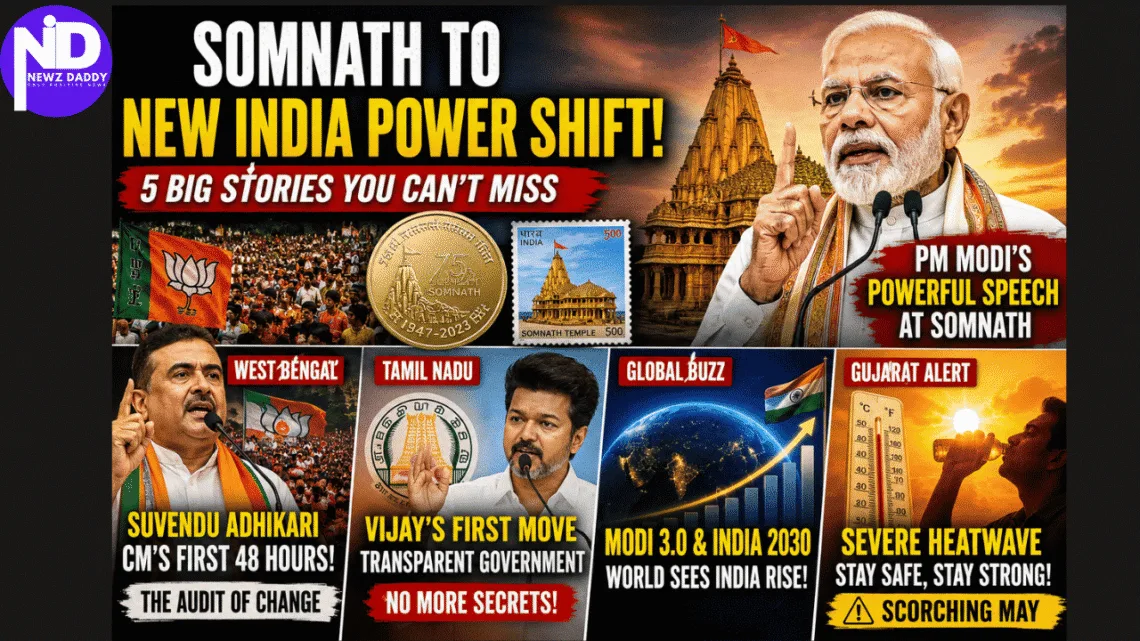 PM Modi Somnath Speech Sparks Debate