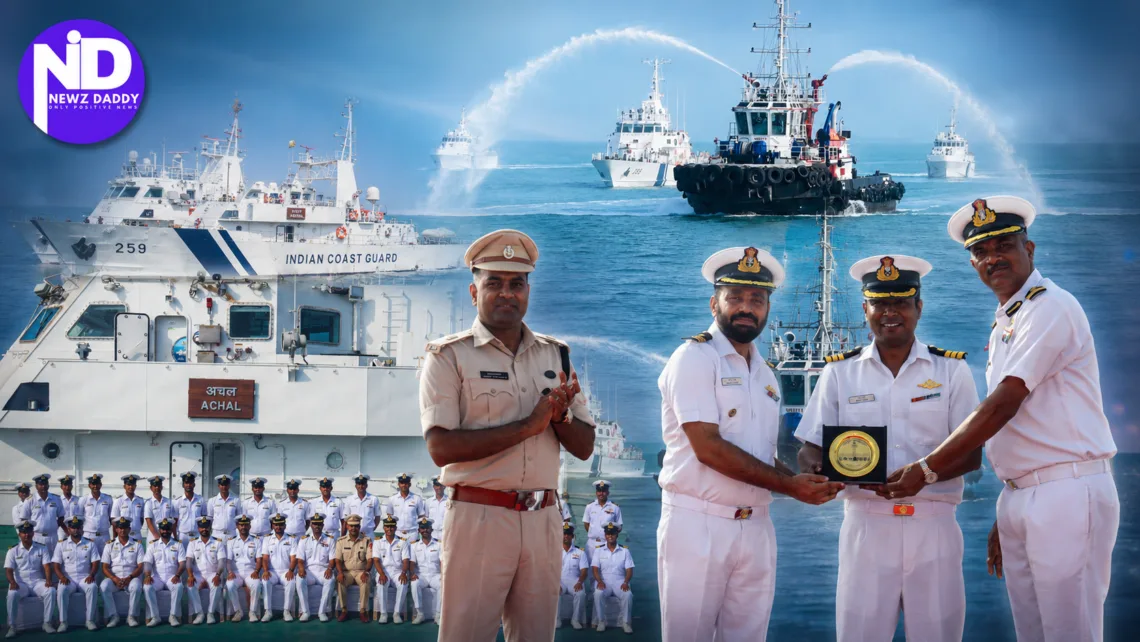 ICGS Achal Arrives At Vadinar To Secure West Coast