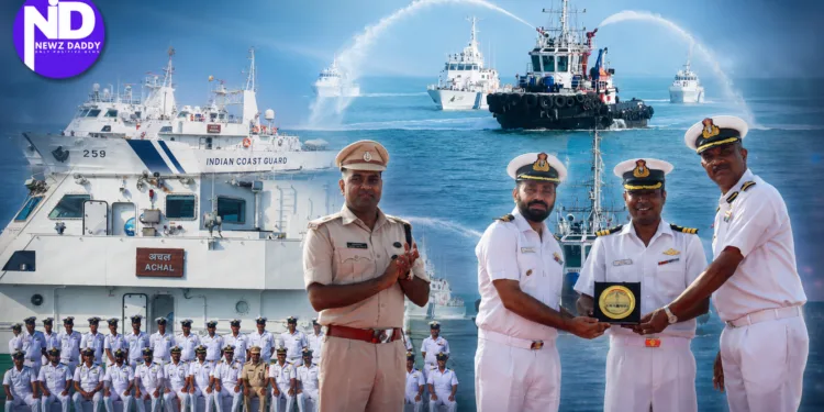 ICGS Achal Arrives At Vadinar To Secure West Coast