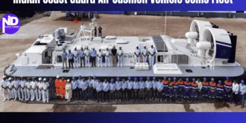 Indian Coast Guard Air Cushion Vehicle Inducted in Goa