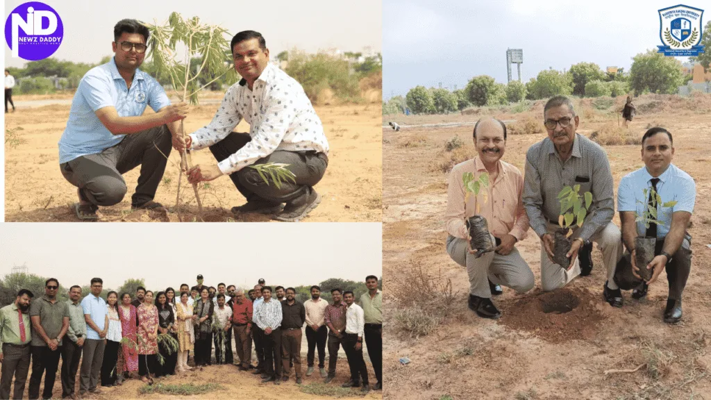 Rashtriya Raksha University Tree Plantation Drive Targets 10K Trees