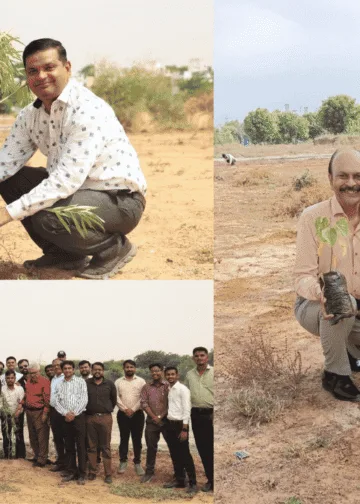 Rashtriya Raksha University Tree Plantation Drive Targets 10K Trees