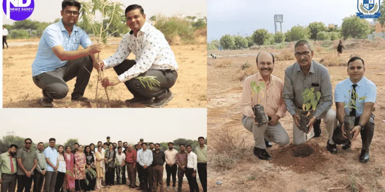 Rashtriya Raksha University Tree Plantation Drive Targets 10K Trees