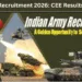 Agniveer Recruitment 2026- CEE Results Released