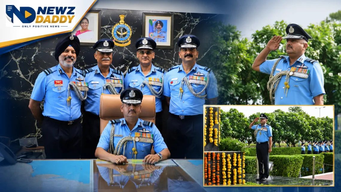 Air Marshal PV Shivanand Takes Charge of SWAC
