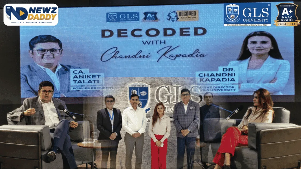 CA Aniket Talati Inspires GLS University Commerce Students
