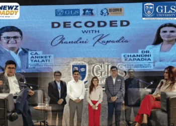 CA Aniket Talati Inspires GLS University Commerce Students