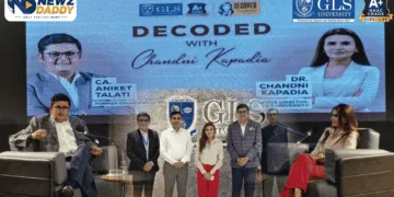 CA Aniket Talati Inspires GLS University Commerce Students