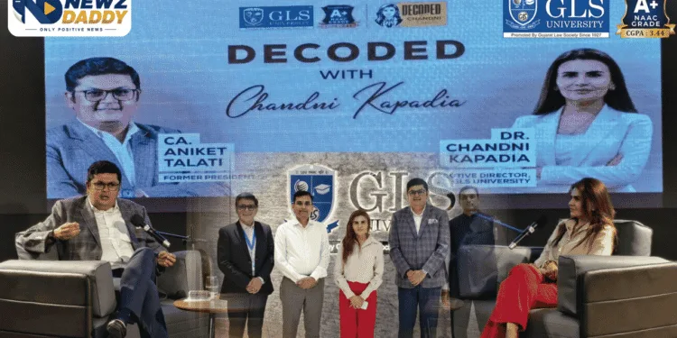 CA Aniket Talati Inspires GLS University Commerce Students