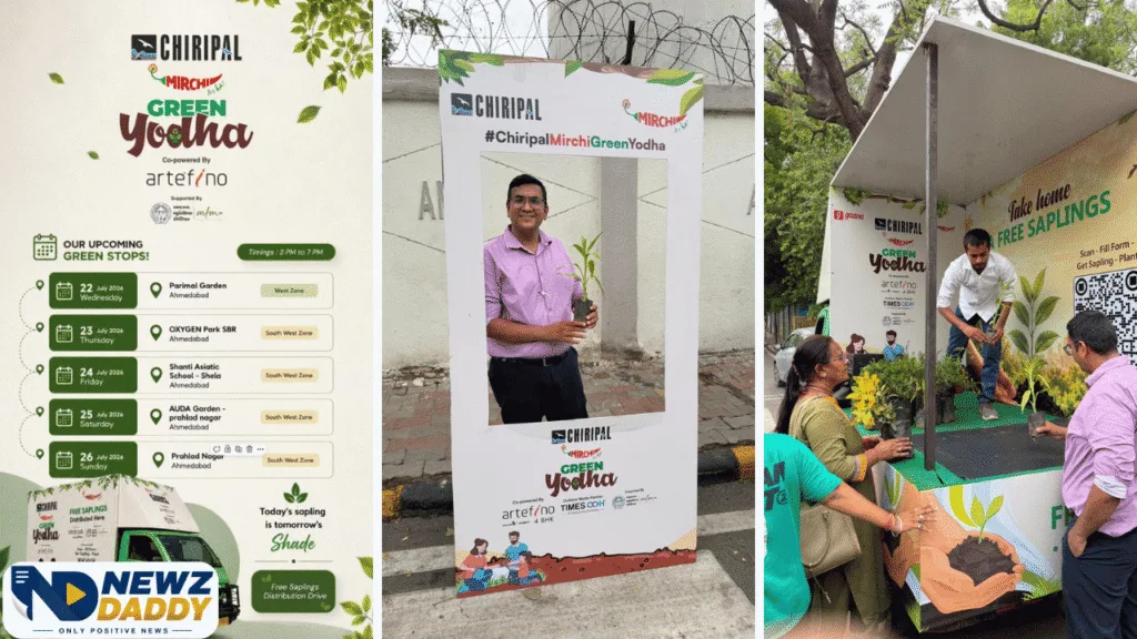 Chiripal Mirchi Green Yodha Inspires Citizens to Plant Trees